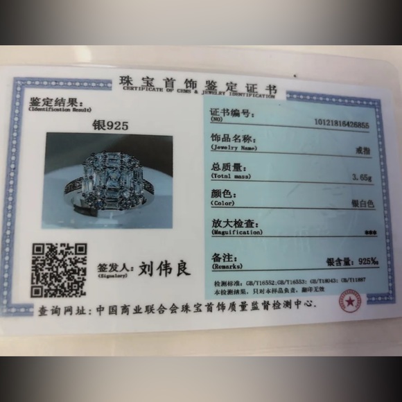 ❤️TRULY GORGEOUS BRAND NEW SIZE 8❤️925 SILVER RING ❤️MADE WITH AAA+ ZIRCONIAS❤️ - Picture 4 of 6